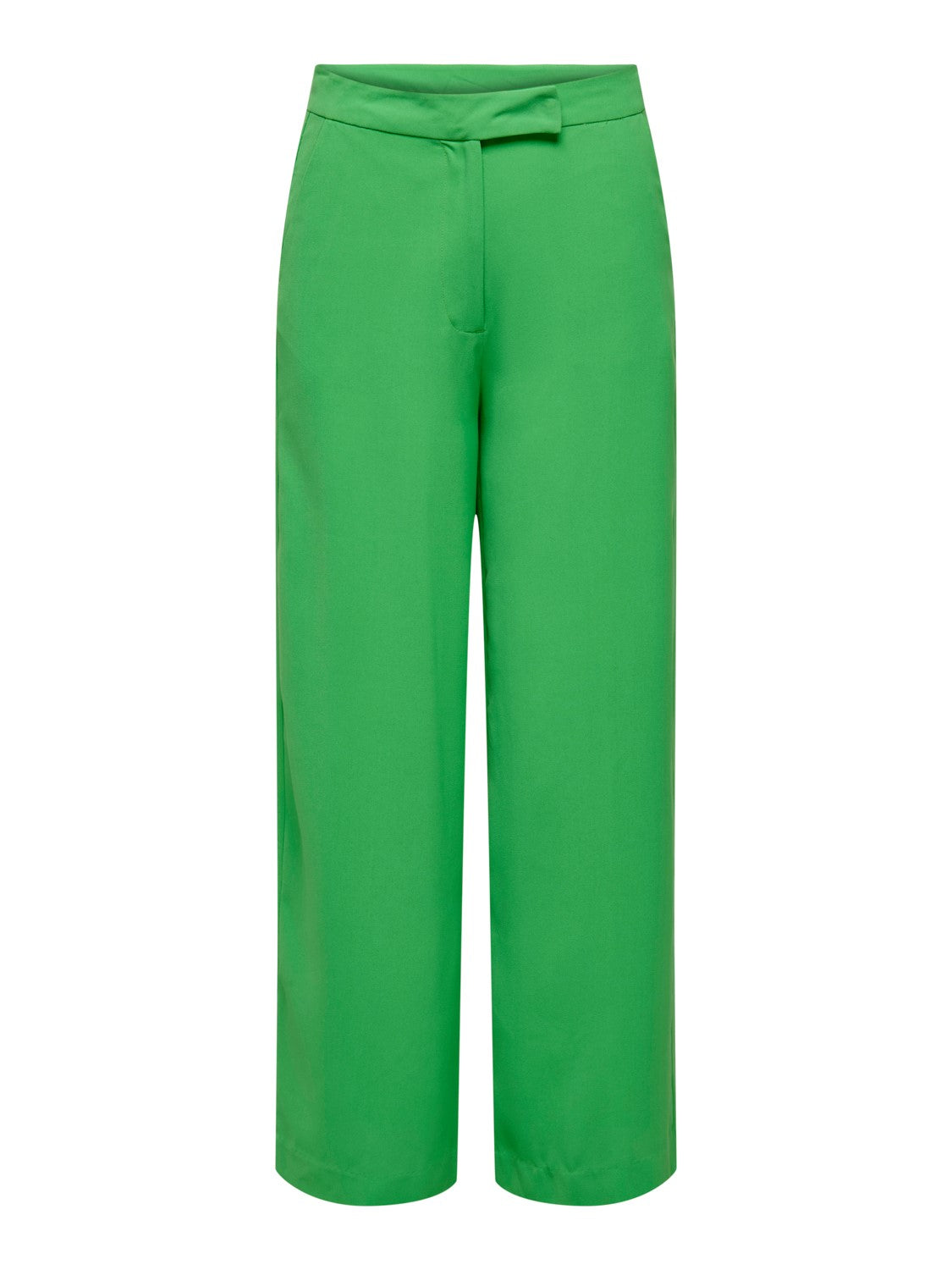 Pantalón recto ancho color verde TAlla M